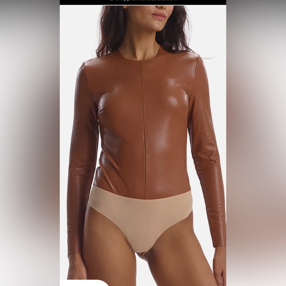 Commando “leather” bodysuit